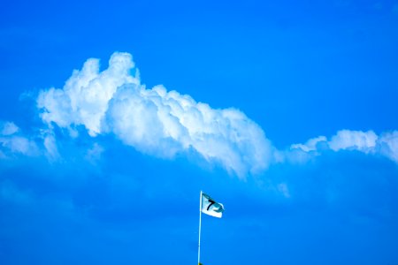 Fahne Wolken