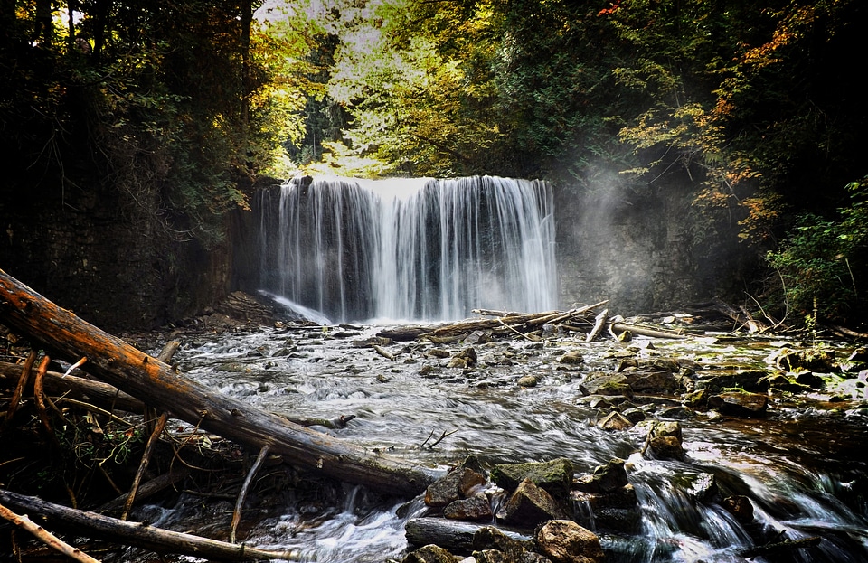 Waterfalls landscape scenic
