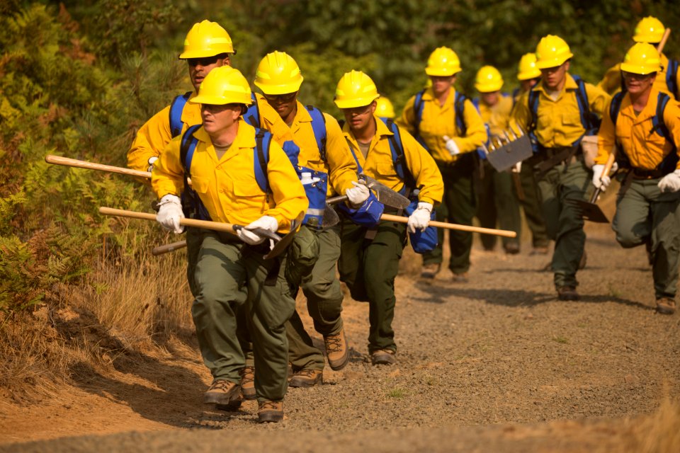 Firefighters, Umpqua National Forest Fires, 2017