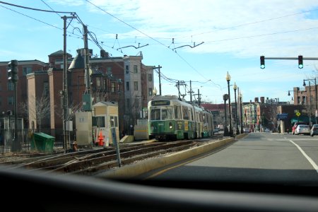 Boston's green line photo