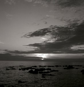 2019 05 Urlaub Istrien Umag Sonnenuntergang Yashica mat
