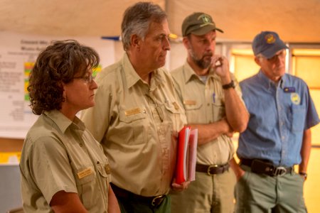 USFS Director of Fire & Aviation Management Shawna Legarza's visit to the ICP in Winthrop, WA