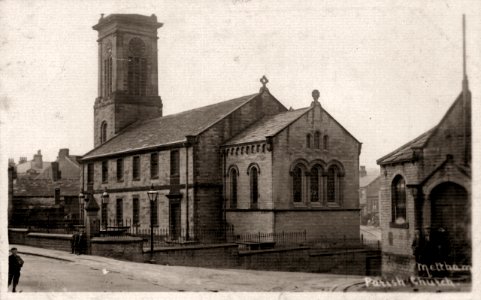 photograph of Meltham Parish Church, taken in the 1910s photo