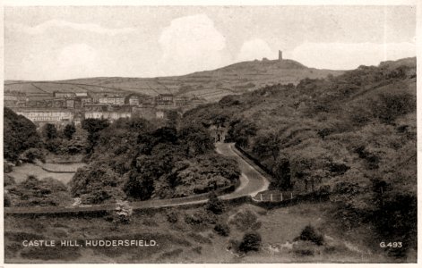 undated photo postcard of Castle Hill photo