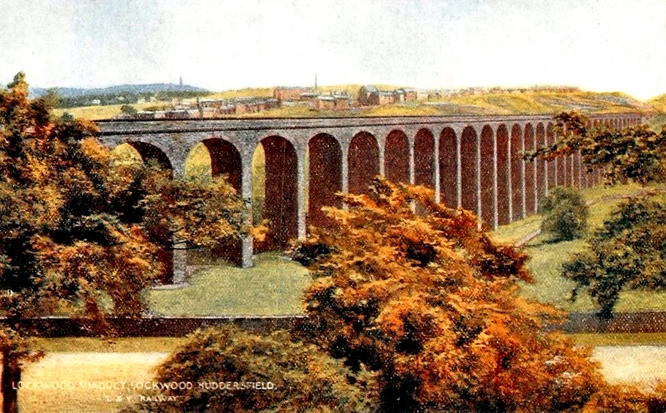 1907 postcard of Lockwood Viaduct