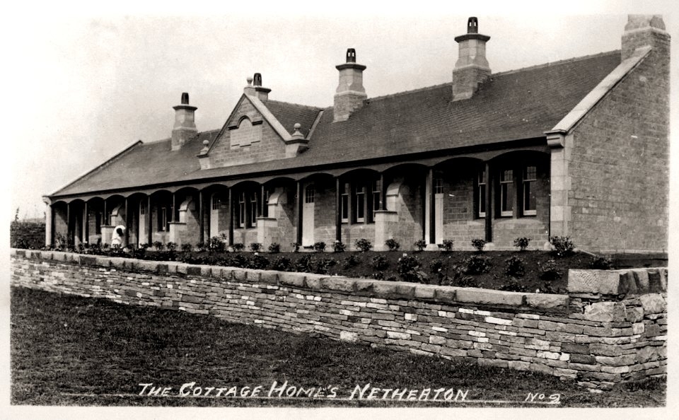 undated photograph of the Cottage Homes, Netherton