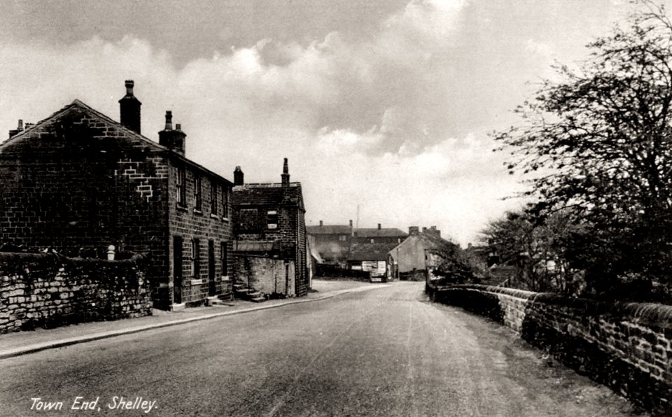 undated photograph of Town End, Shelley