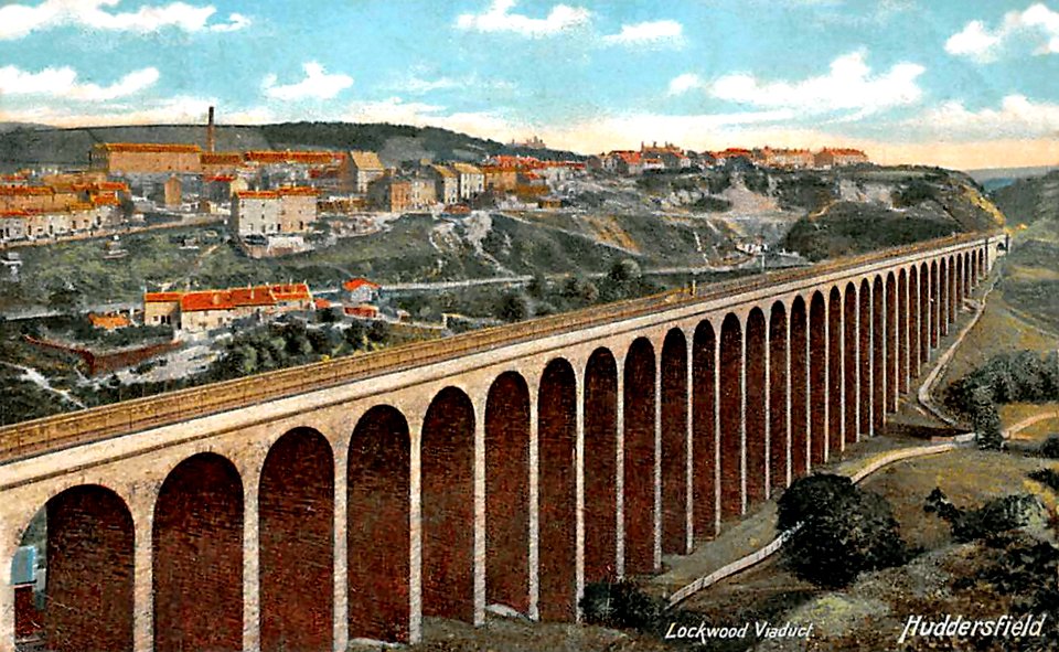 1904 postcard of Lockwood Viaduct