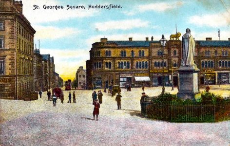 Undated postcard of St. George's Square
