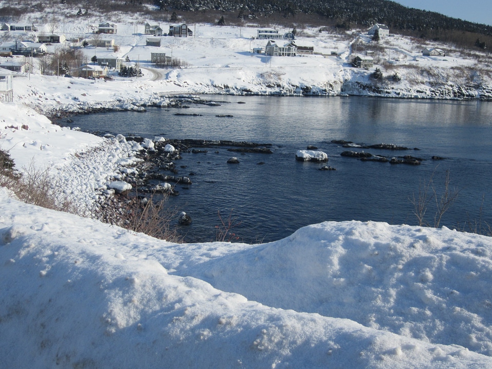 Snow coast natural