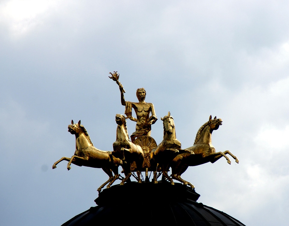 Landmark statue high