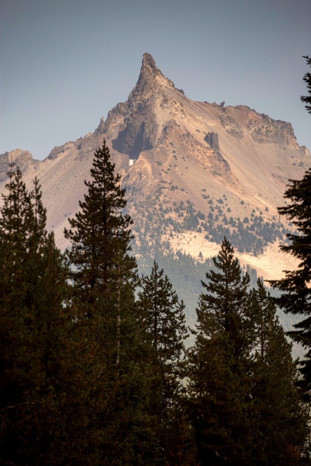 Mt. Thielsen looking east from Diamond Lake, Umpqua National Forest