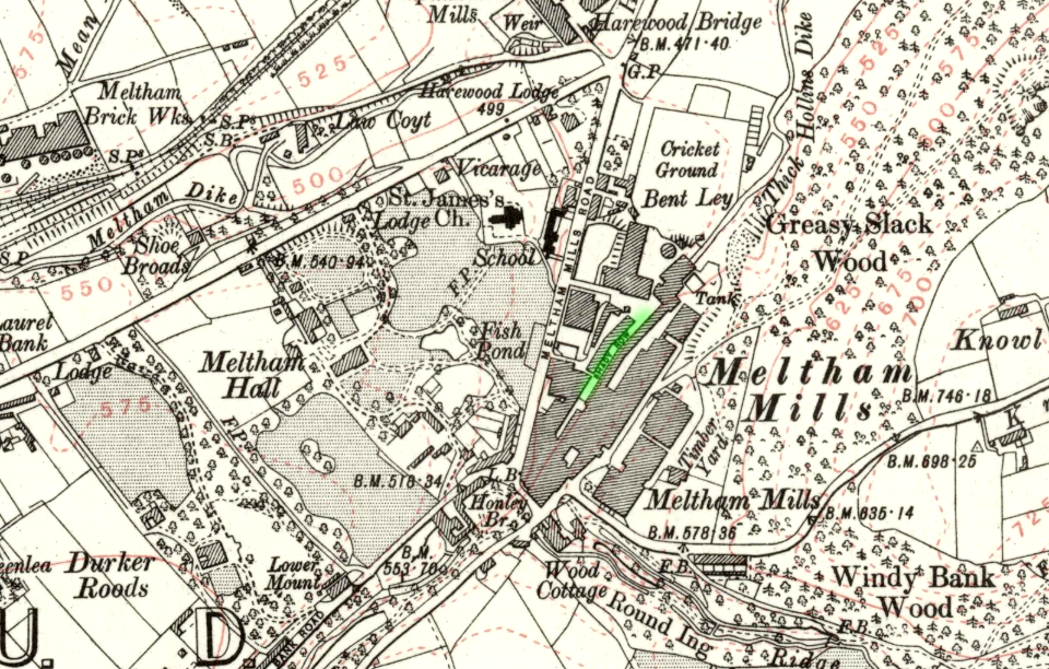 Shady Row, Meltham Mills