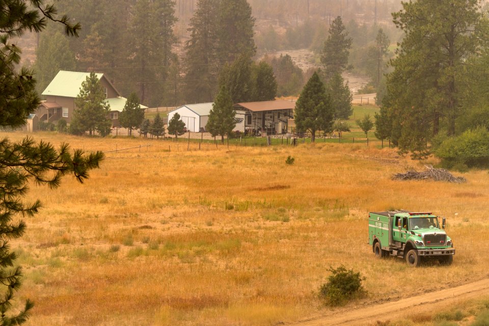 Careful tactical firing achieving low intensity burn around a home