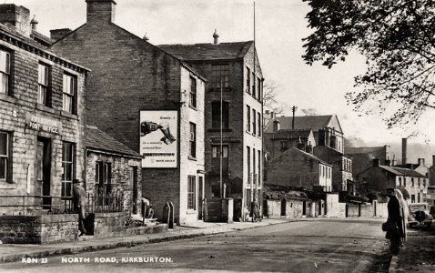 undated photograph of North Road, Kirkburton