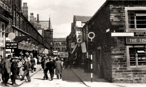undated photograph of the Shambles, Huddersfield photo