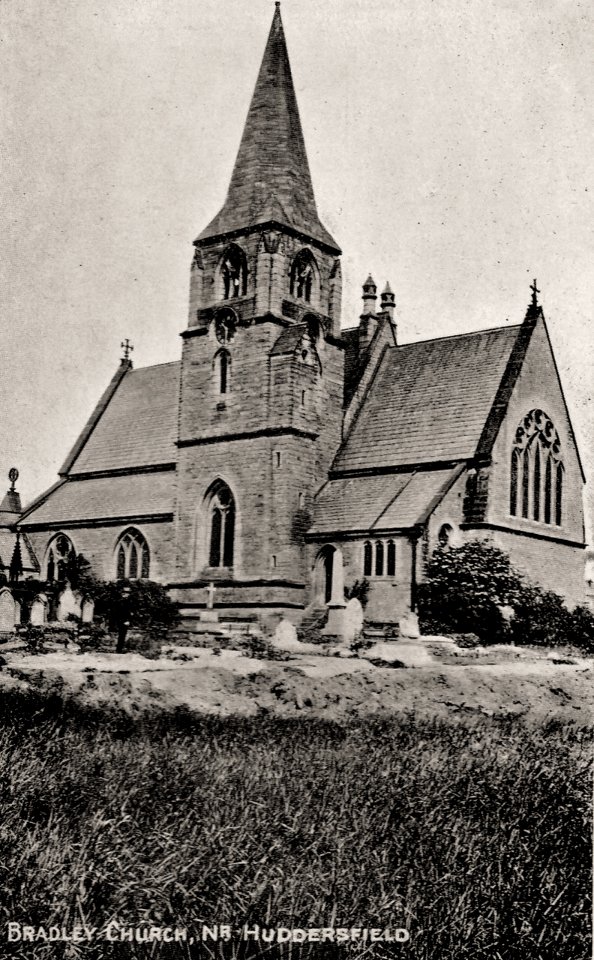 undated photograph of Bradley Church, Huddersfield