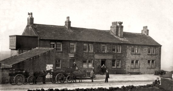 undated photograph of Nont Sarah's Hotel, Scammonden
