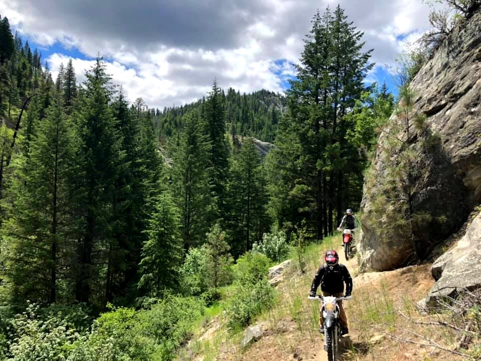 Motorcycle-FS TrailCrewPersonsOnMotorcycles-Certifying USFS employees for trail motorcycles(6)OkaWenNFbyMasonSchuurUSFS-June2019