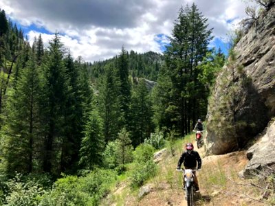 Motorcycle-FS TrailCrewPersonsOnMotorcycles-Certifying USFS employees for trail motorcycles(6)OkaWenNFbyMasonSchuurUSFS-June2019