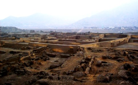 Complejo Arqueológico Cajamarquilla, Lurigancho, Lima. Perú photo