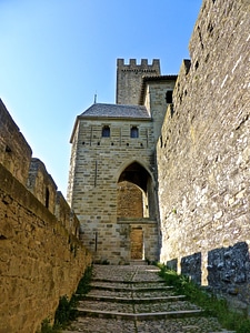 Medieval wall staircase