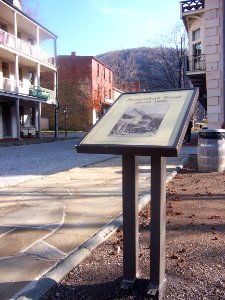 Shenandoah Street about 1880, NPS Wayside in Lower Town