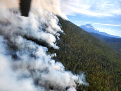 View from Helitack on Aug. 18, 2020, P515 Fire