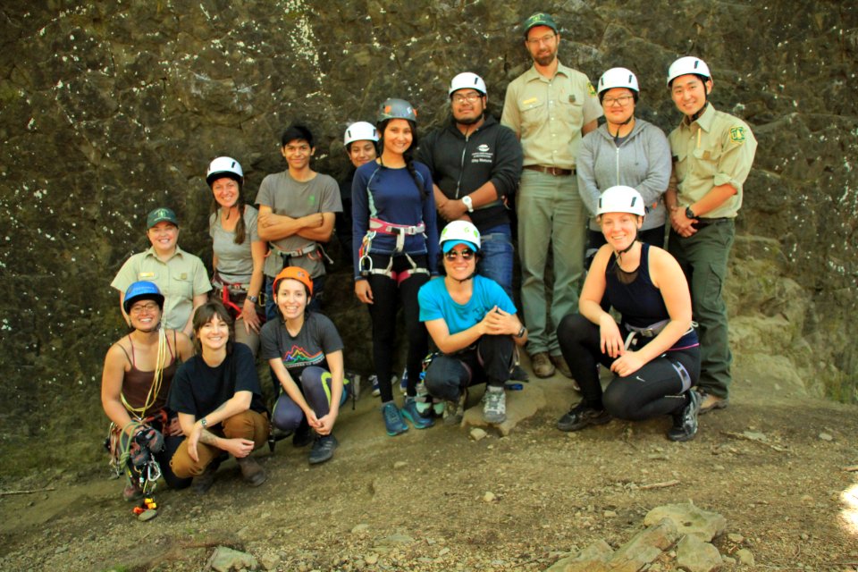 20190629 MtHood A day of hard work and fun at French’s Dome with PDX Climbers of Color, Portland Parks & Rec. Forest Service photo.