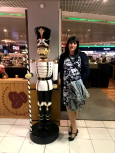 At Birmingham airport getting ready to fly out to Lanzarote