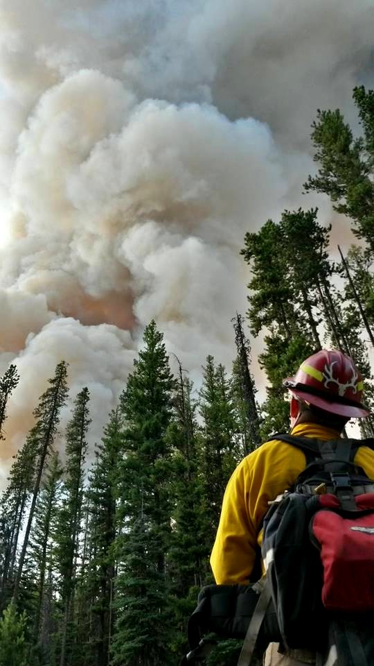 Anthony Jenner from Arrowhead Forestry  - Falls Creek Fire - 2014 - with an Type 6 Engine.