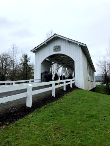 Weddle Covered Bridge in Sankey Park where the CCT launch event was held photo