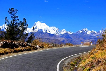 Paisaje en Chiquián, Bolognesi, Ancash, Perú
