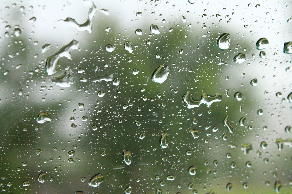 Water raindrops rainy
