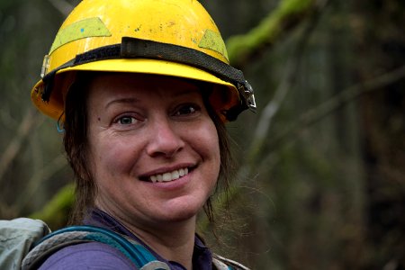 Dawn Stender, USFS Trails Supervisor on the job.