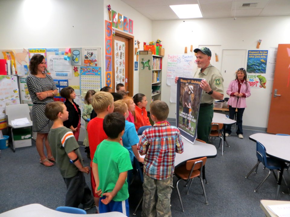 Entiat Ranger District Smokey Birthday Presentation Entiat Elementary School