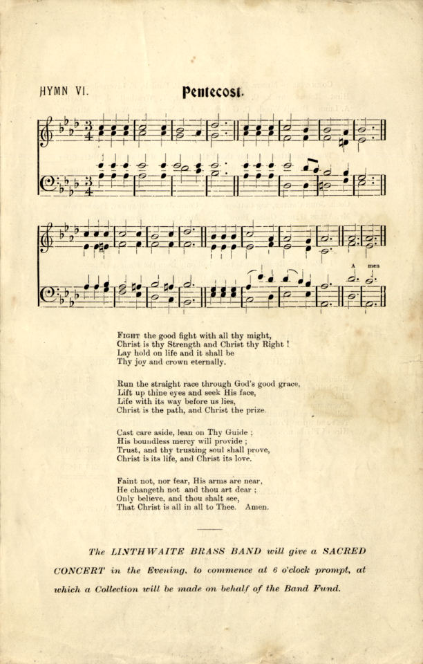 Meltham Feast 1904 - Music Festival [page 7]