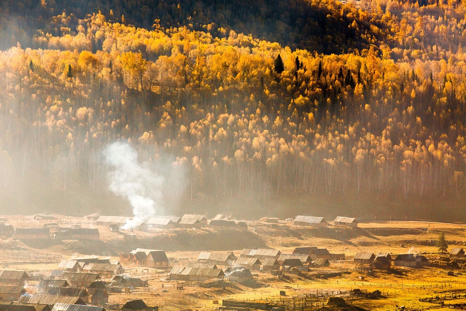 Northern village spring