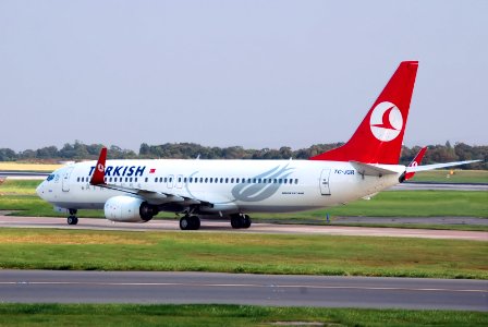 Turkish Airlines Boeing 737-800 TC-JGR at Manchester