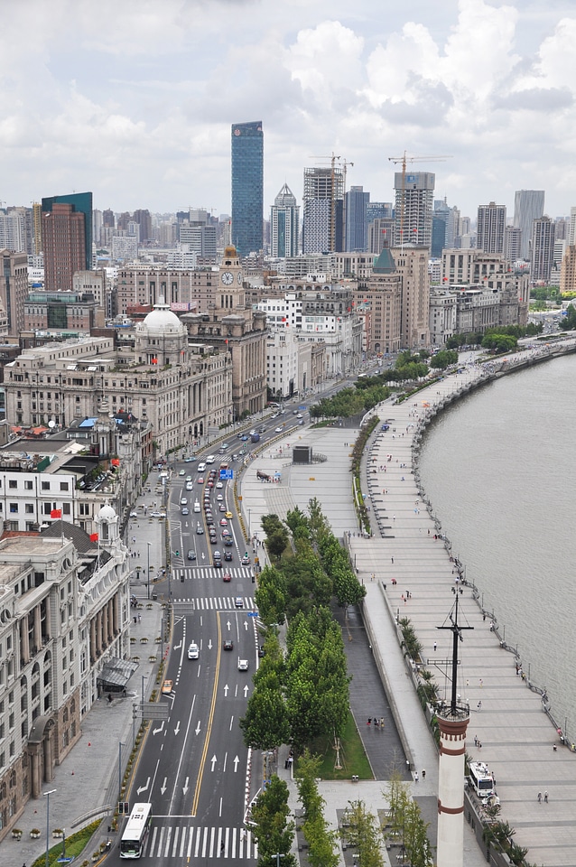 Street the bund the scenery