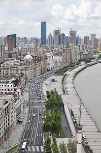 Street the bund the scenery photo