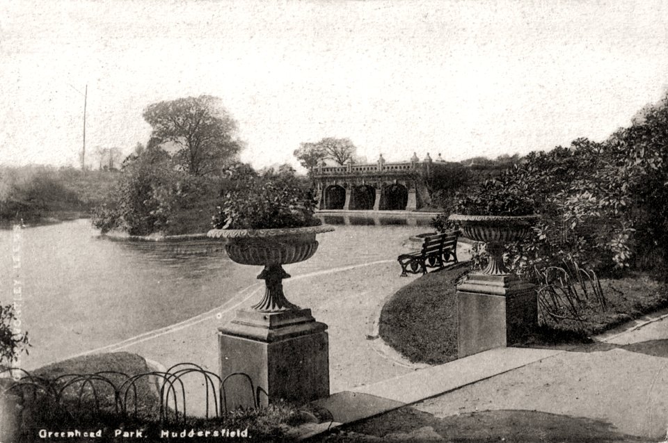 1904 postcard of Greenhead Park