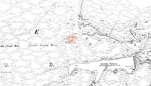 1906 map of Cook's Study