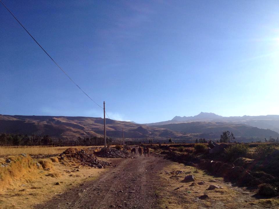Vista del Valle del Colca, Arequipa, Perú