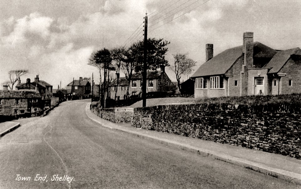 undated photograph of Town End, Shelley