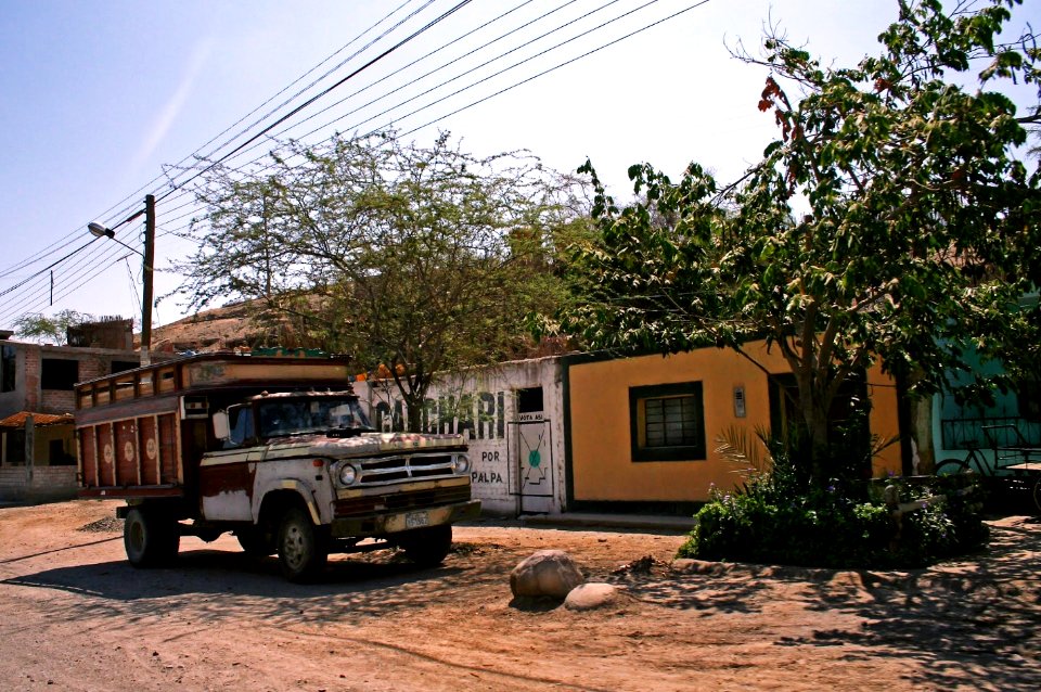 Un barrio en Palpa, Ica, Perú