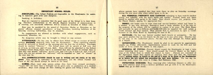Huddersfield College Calendar - Winter Term 1940 - page 15