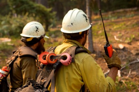 Firefighters, Rattlesnake Fire, 2017 photo