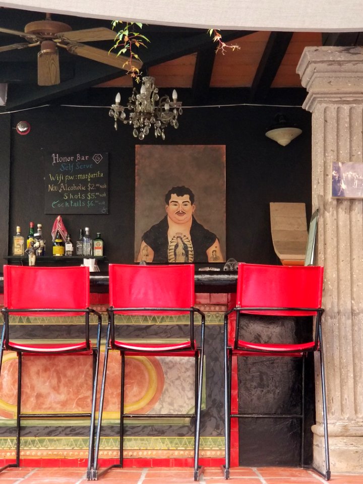 The bartender, Garlands del Rio