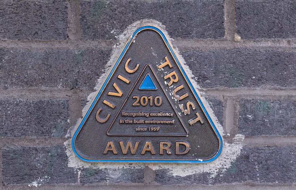 Apollo Pavilion - Sign civic trust award